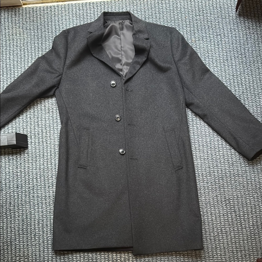 Kenneth Cole Reaction Gray Pea Coat